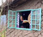 Baking pear galette, north of Iran